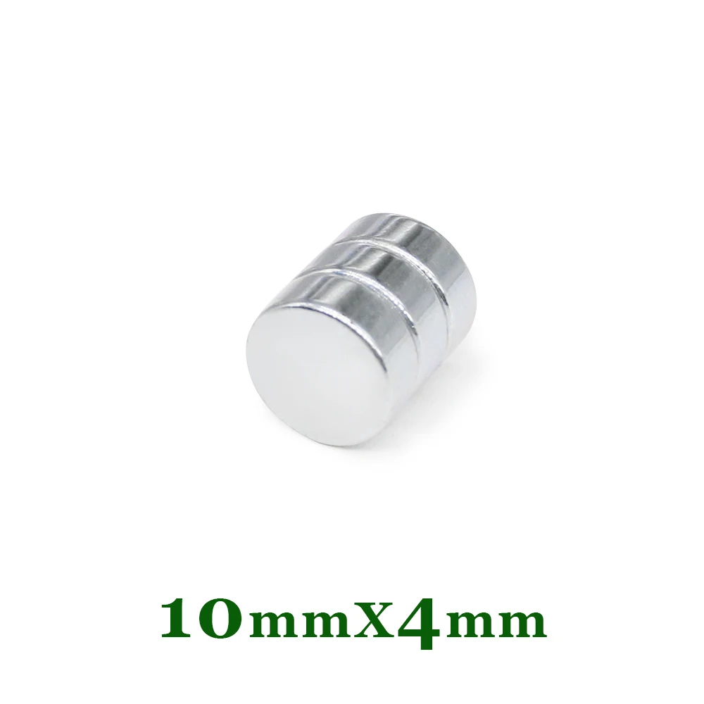 10/20/50/100/150/200PCS 10x4 mm Disc Strong  Powerful Magnetic Magnets N35 10x4mm Small Round Neodymium Permanent Magnet 10*4