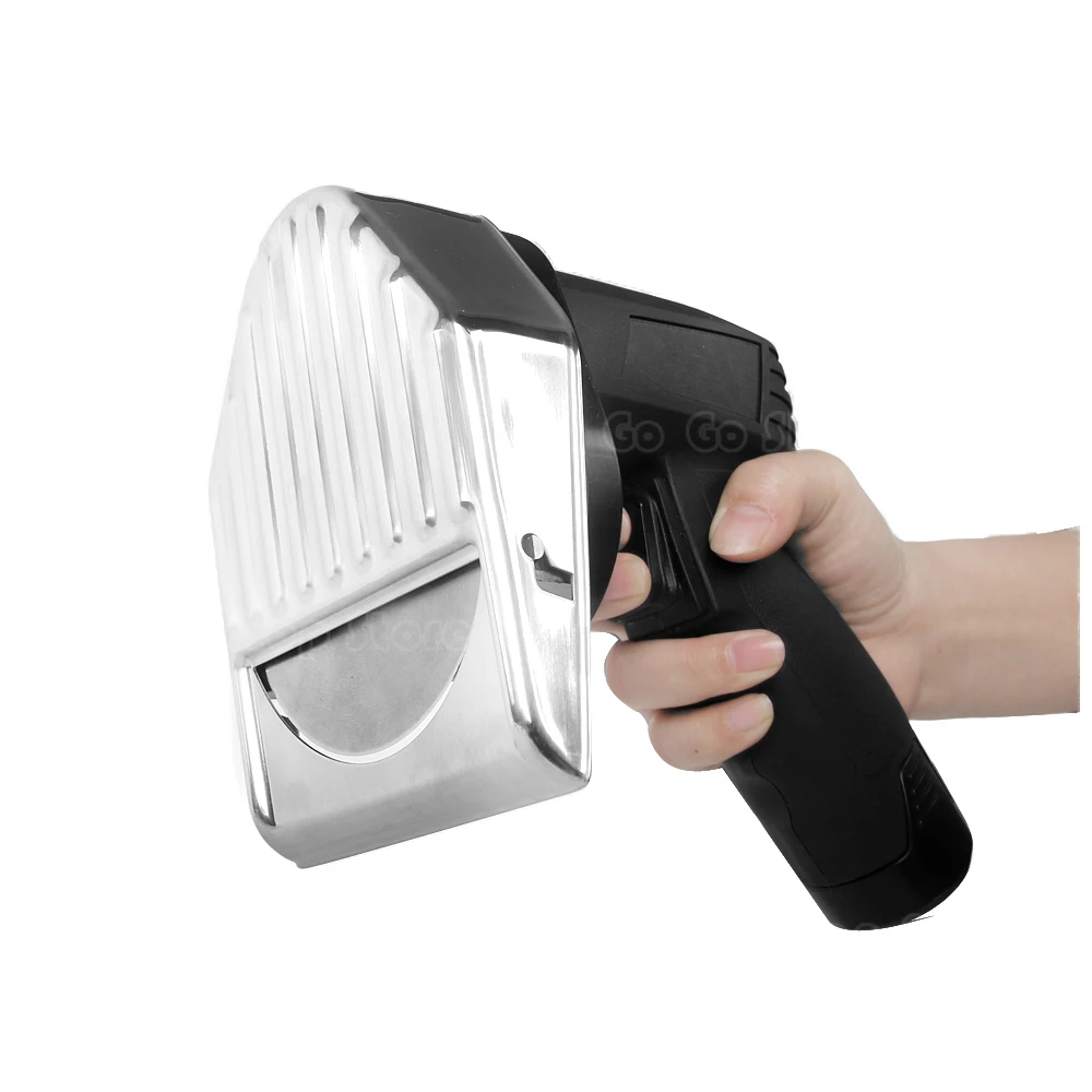 GZKITCHEN Wireless Electric Knife Kebab Slicer Shawarma Doner Cutter Portable With Two Batteries Doner Kebab Slicer