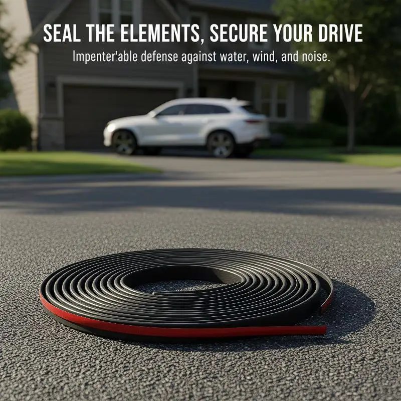 Car Rubber Seal Strip Scratch Resistant Flexible Auto Sealing Trim for Windshield Roof Window Door Edge Protection