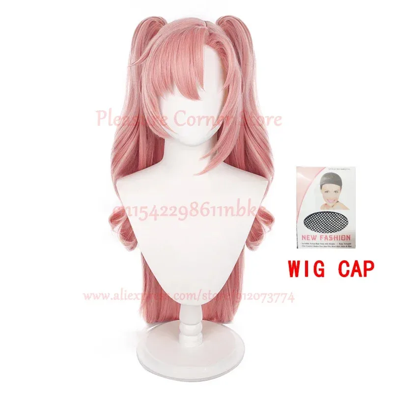 

wiwiwi 123Game Zenless Zone Zero Cosplay Long Pink Curls Heat Resistant Hair Halloween Party Nicole Demara Wig