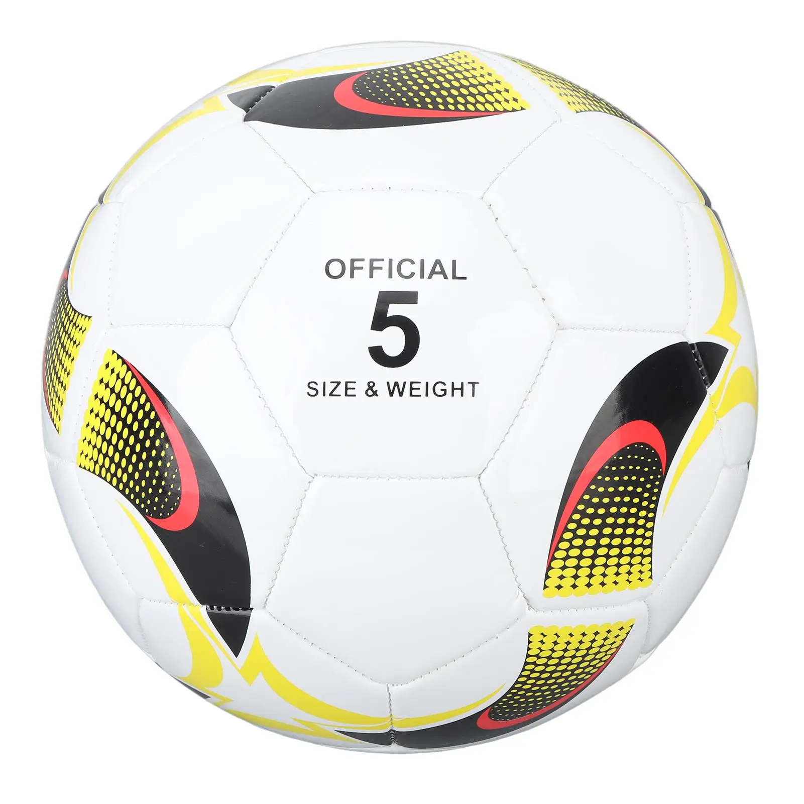 

Teen Size 5 Soccer Ball for Training with Corn Pattern, Stable PVC, Wear Resistant - Ideal for exams