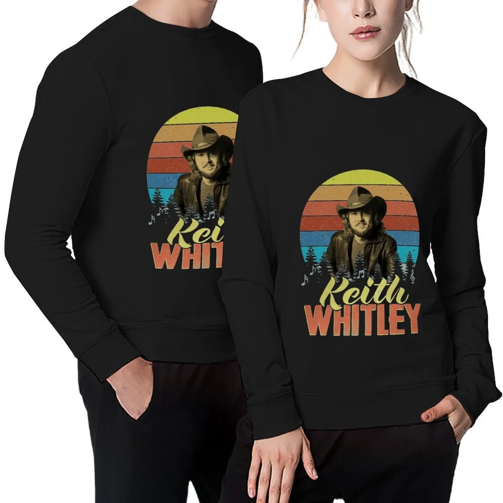 

Keith Whitley vintage Pullover autumn clothes men's sweat-shirt men wear clothes for men autumn sweatshirt