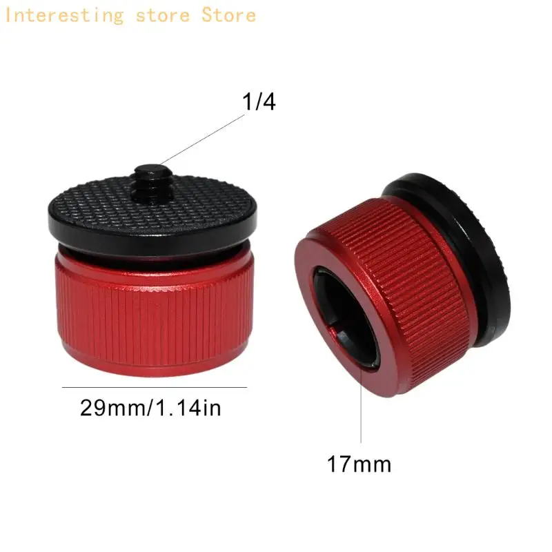 Kamera- und Telefonhalter-Montagekupplung für 17-mm-Kugelkopfsysteme, Adapter 55KC – Detail 6