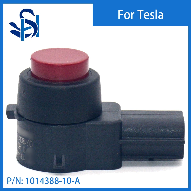 1014388 -10-A PDC Sensore di parcheggio Paraurti Radar ad ultrasuoni Colore rosso/marrone per Tesla 3 XS Y