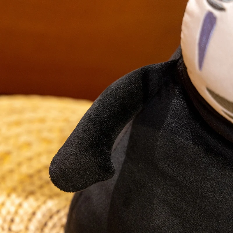Spirited away filme sem rosto homem plushies recheado anime estilo japonês figura brinquedo adorável fofinho travesseiro presentes de aniversário menina