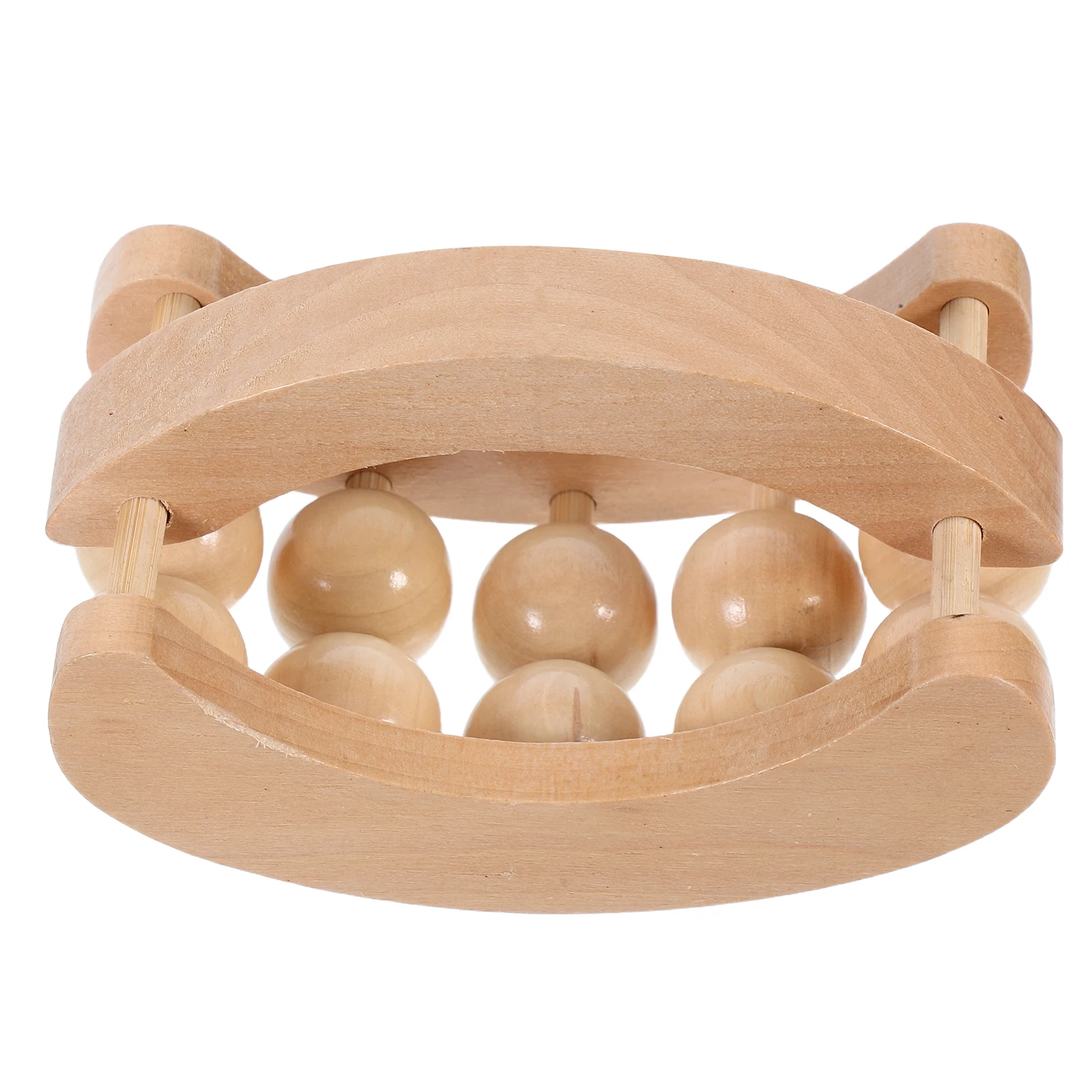 

Wooden Ten Bead Massager Stick Trigger Point Cane Hammer Ball Portable Foot Tool and Relaxation Tools