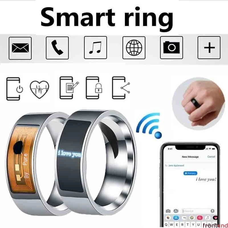 Phone NFC Multifunctional Ring Shell Smart Finger Ring Waterproof Digital Wireless Cell Creative Fashion Phone Accessories