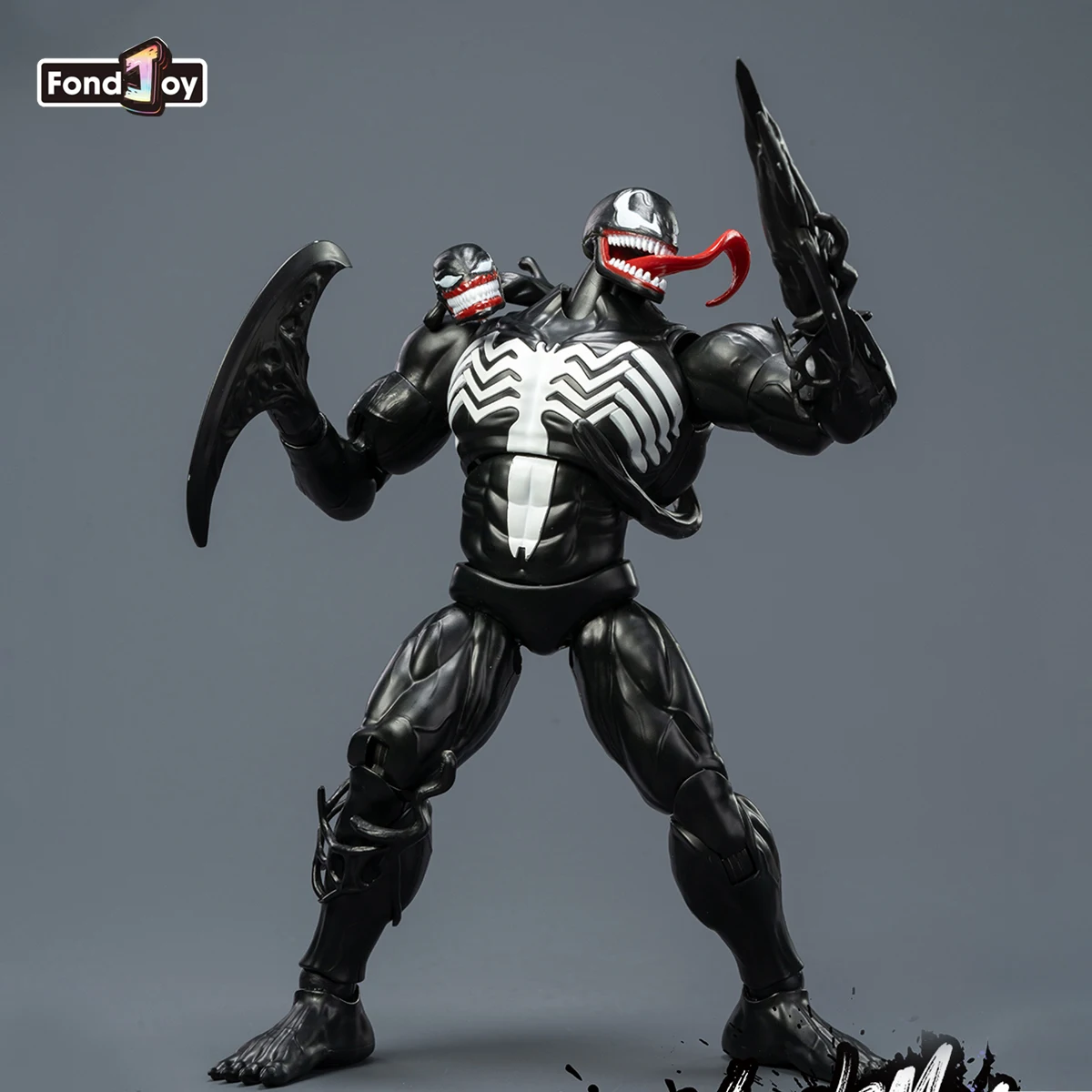 FondJoy Marvel Venom Figurine 1/12 Venom modèle en plastique Kit Anime Figurine Collection modèle Statue jouets