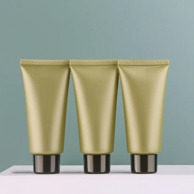 10/30/50/100pcs 60g/ml Cosmetic Soft Tubes Matte Green Cream/Lotion Bottle Cleanser Hand Cream Containers Refillable tubes