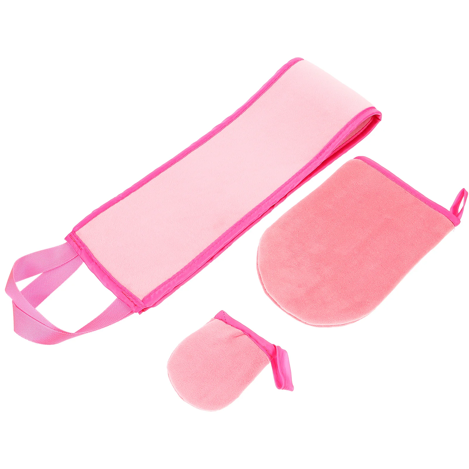 

Self Tanner Lotion Back Elderly Pink Flocking Tanning Mitt Women Self Tanning Mitt Applicator Lotion Back Applicator