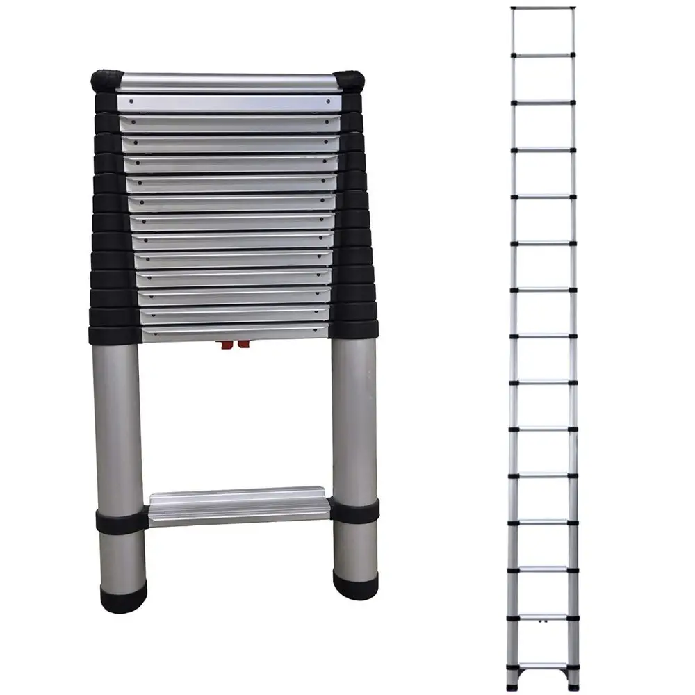 

1800EP Pro Series Wide Step Telescoping Extension Ladder 14.5 ft Height, 18 ft Reach Type 1A 300 lb Rated -HOT