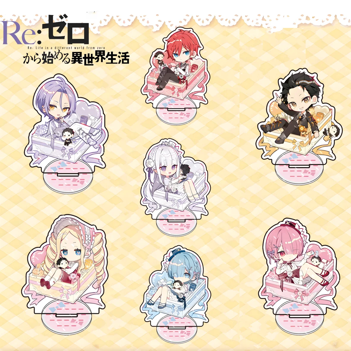 Re:ZERO -Starting Life in Another World 10cm Anime Acrylic Stand Tabletop Decorations Accessories Decor Gifts Exquisite Products