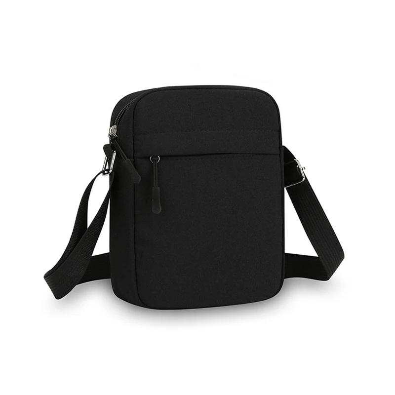 Men's Thin and Light Shoulder Bag Trendy Unisex Oxford Cloth Small Crossbody Bag Casual Minimalist Style Mobile Phone Sling Bag