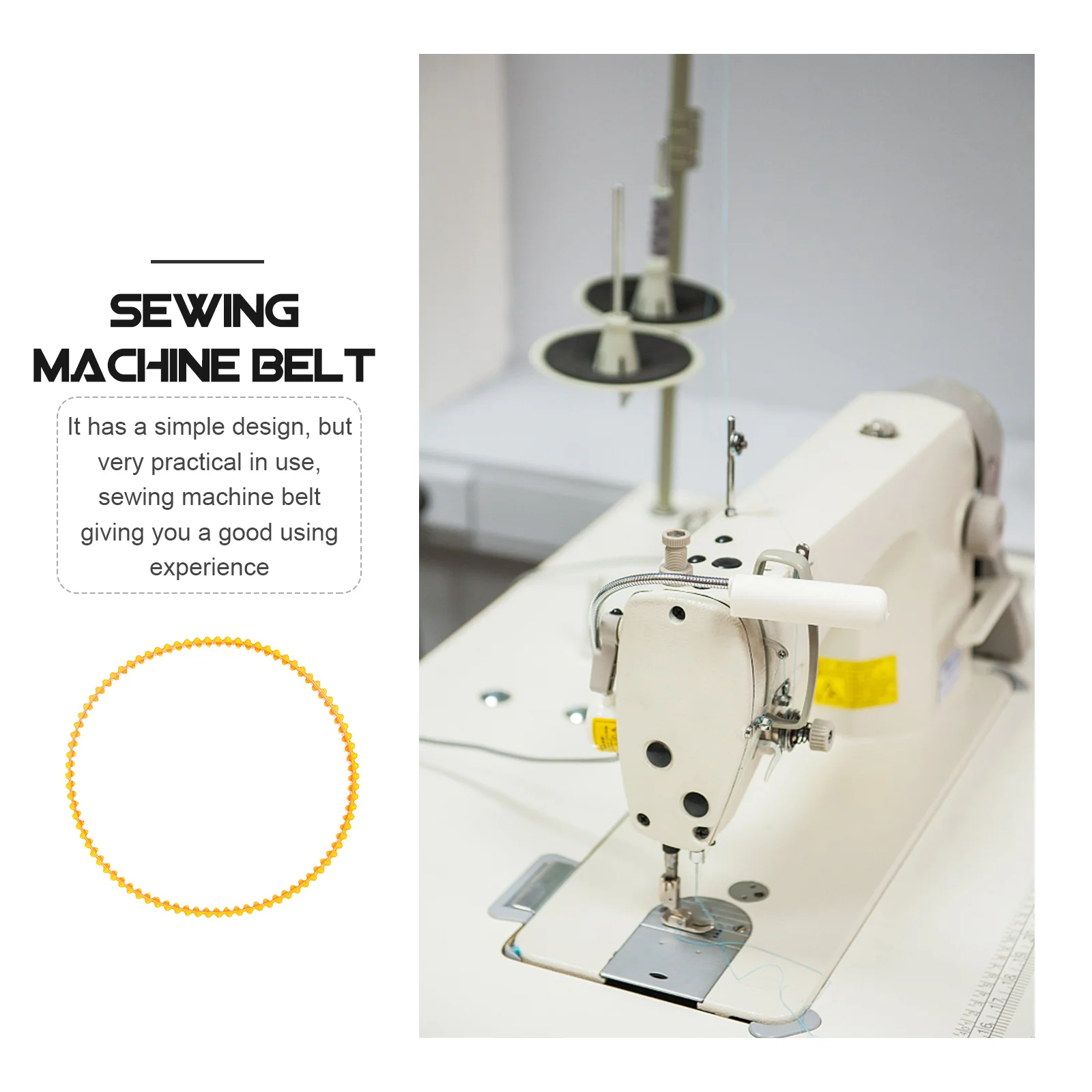 

10Pcs PU Sewing Machine Belt Durable Replacement Strap for Vintage Treadle Craft Machine Accessories Motor Stretch Belt