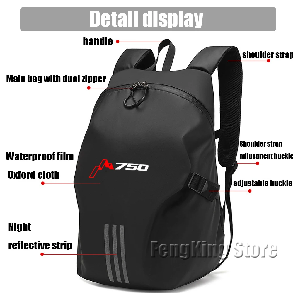 For Honda XL 750 TRANSALP XL750 Transalp Knight backpack motorcycle helmet bag travel equipment waterproof large capacity