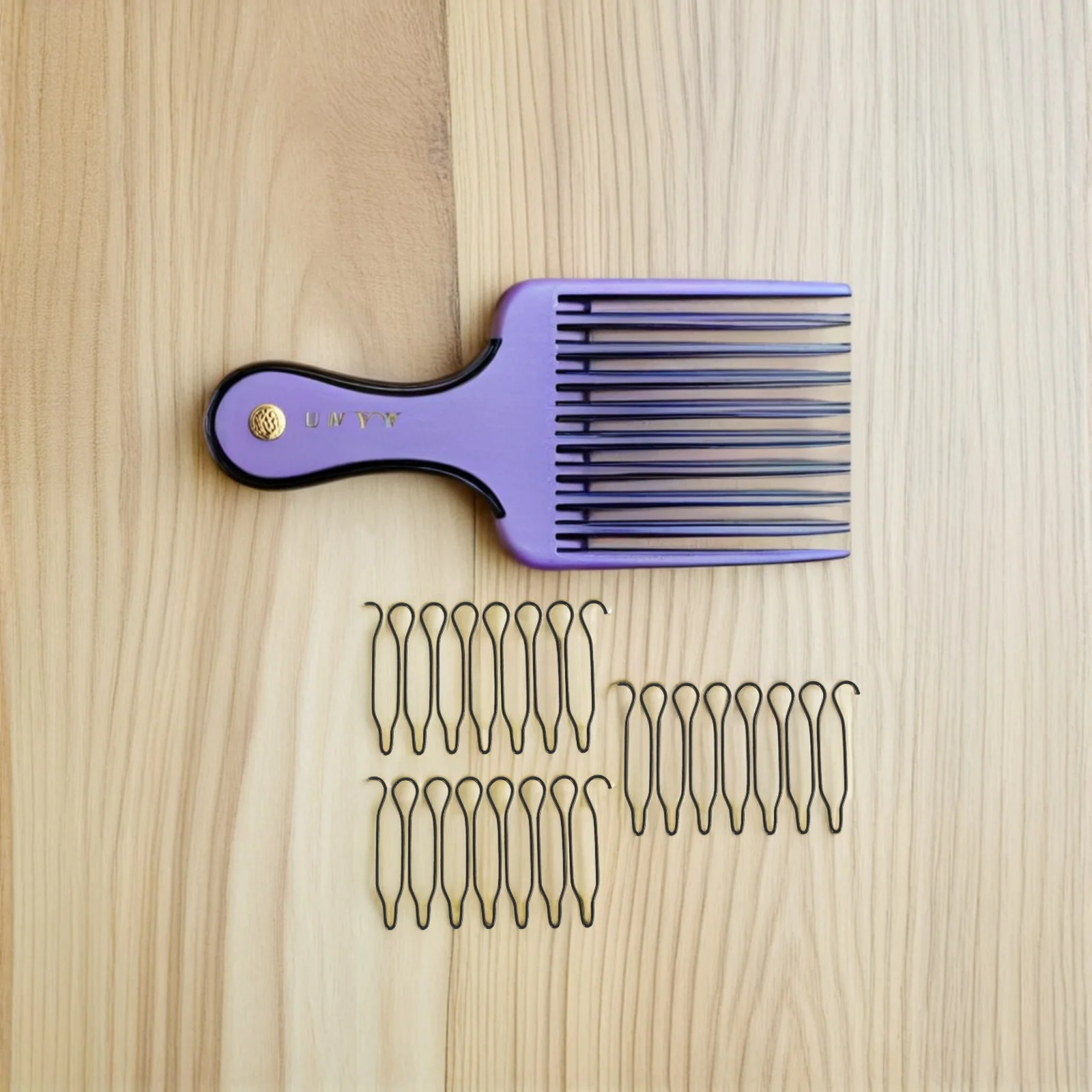 

40pcs Finishing Fixer Comb Metal Wavy Combs Pin Clips Mini Bangs Holders Invisible Stylish Styling Accessories For Women Girls