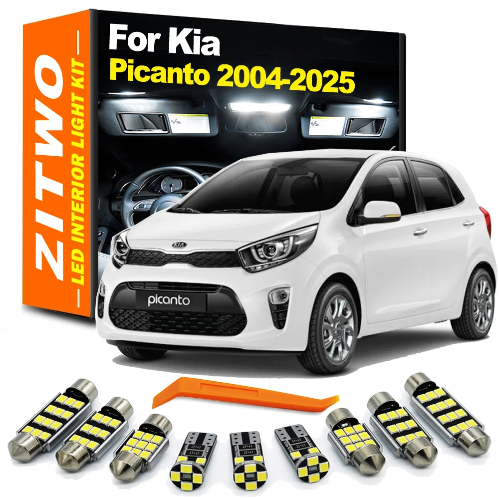

Canbus LED Interior Light Plate Trunk Lamp Kit For Kia Picanto Morning 2004- 2018 2019 2020 2021 2022 2023 2024 2025 Accessories