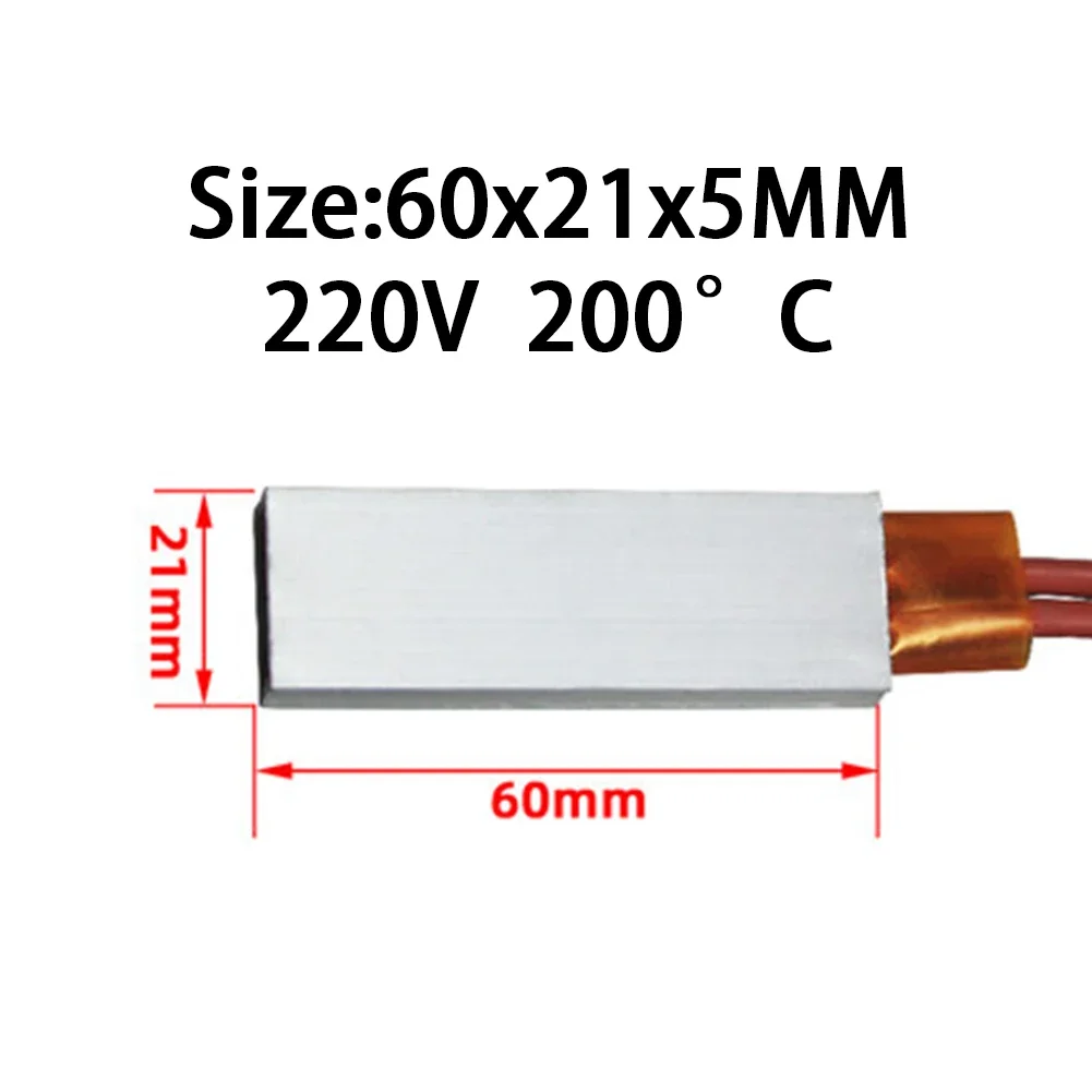 Ceramic Electric Heater Heating Plate 12V/24V/220V Constant Temperature PTC Heating Element Thermostat Heater Plate