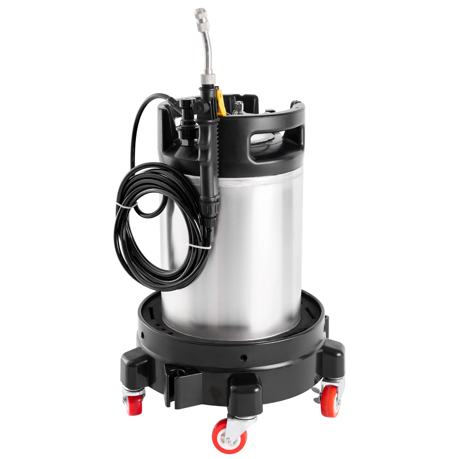 Customized LOGO 9.5L PPF Sprayer Tint Keg Pressure Keg Tank Tint Window Tools Film Tint Keg with Wheel Holder