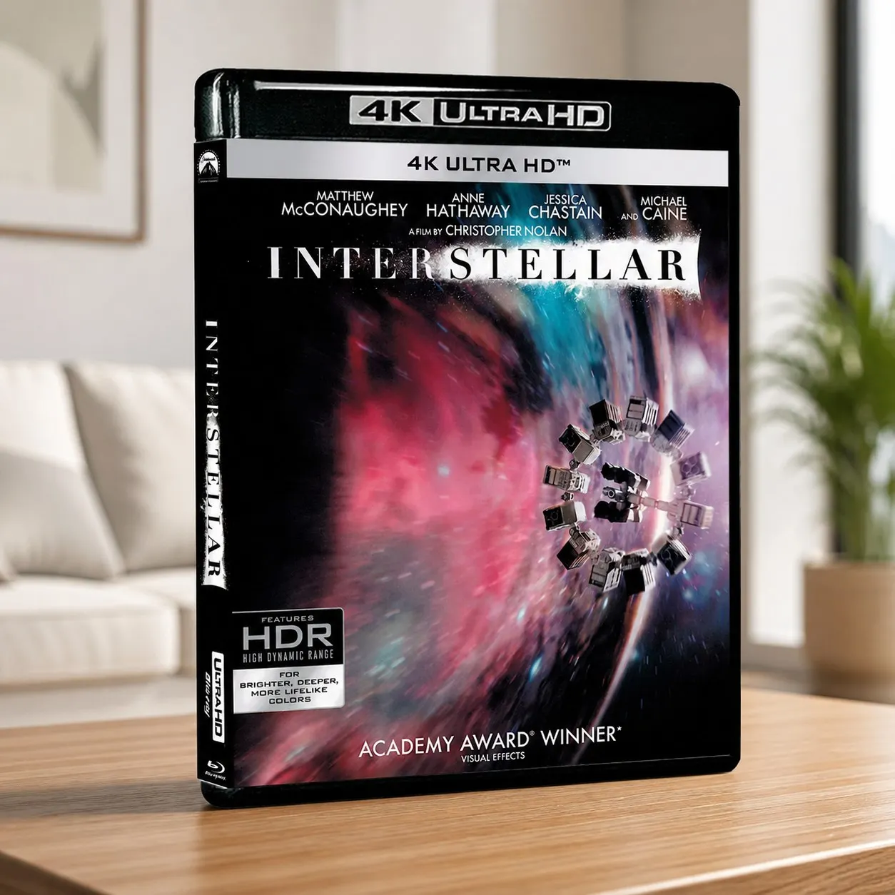HOT 4K UHD Interstellar (2014) Nolan Movie Blu-ray Disc PS5 Compatible XSX English Mandarin HDR10