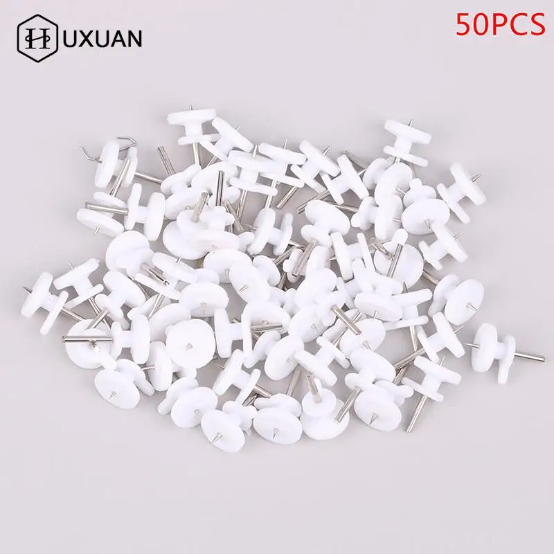 50pcs Invisible Wall Mounted Nails Painting Frame Holder Wedding Photo Hanger Hooks for Hard Wood Solid Walls Home Accessories