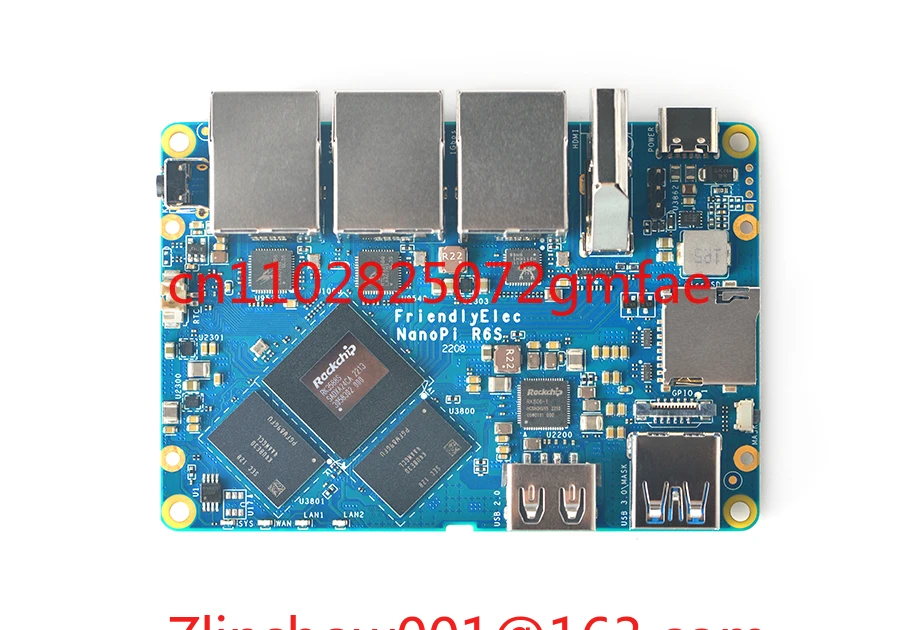 Friendly NanoPi R6S Router RK3588S Cortex-A76, 8GB DDR4 32GB EMMc 2.5G Eth Ubuntu Debian, FriendlyWrt ,Android GPU VPU Dev Board