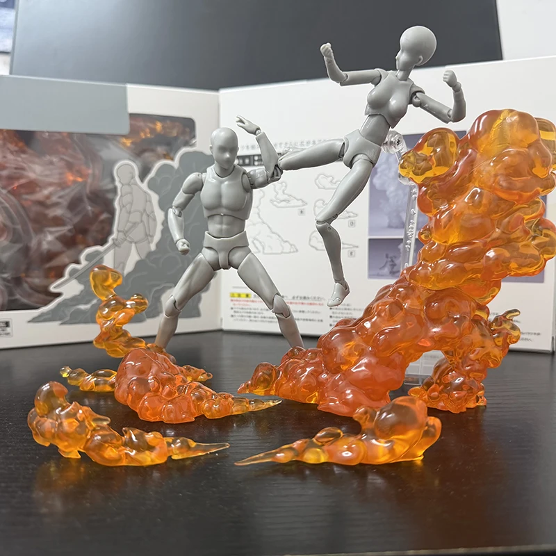 

The Smoke Effect Effect Piece Yellow/White Ver. Action Anime Figures Collection Ko Model Custom Toy Photography Accessories Gift