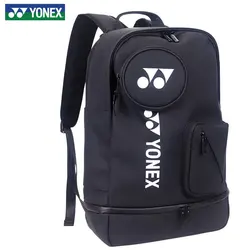 YONEX High Quality Badminton Racket Backpack Tennis Racket Sports PU Shoulder Bag with Independent Shoe Layer Auxiliary Pocket