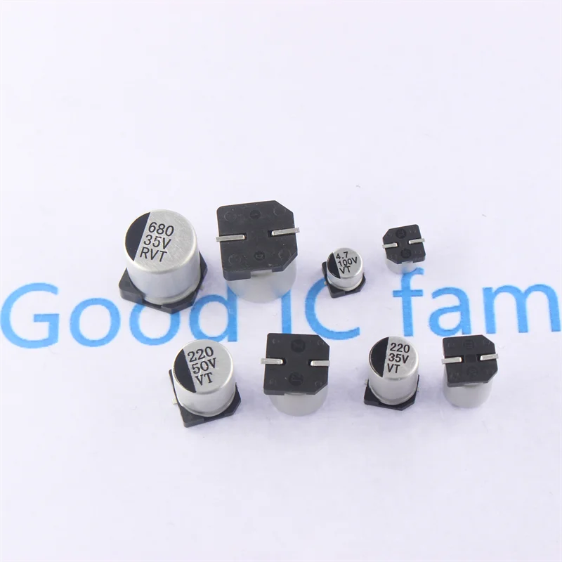 20/10/5PCS SMD Elektrolytkondensator 25V 35V 50V 63V 100V 1UF 10UF 22UF 33 47UF 100UF 220 330 470 560 680 1000UF 1~2200UF – Detail 2