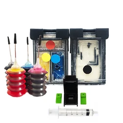 einkshop For HP 65xl Refillable Ink Cartridge For HP 65 65XL Deskjet 3720 3722 3723 3732 3752 3755 3730 3758 Printer