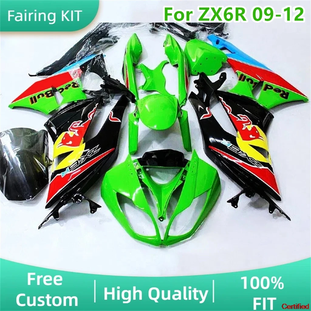 

Motorcycle Fairings Kit For Kawasaki ZX6R 09-12 ZX-6R 636 2009 2010 2011 2012 Sportbike Body Rebuild Street Bodywork Parts