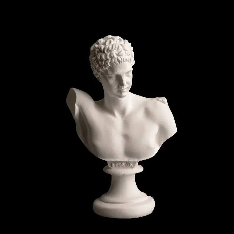 Abstract Art Plaster Sculpture Desktop Broken-Arm Man Decorative European Sketch Figurine Small Statue Living Room Decoration