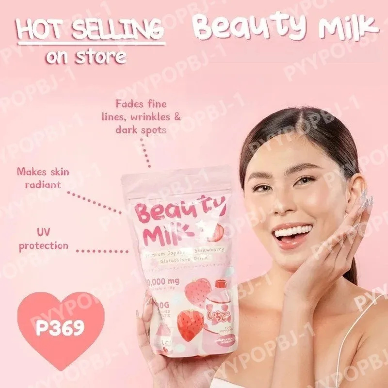 Marine Collagen Peptides Drink Mix, 180g 10 Sachets, Melon Matcha Mango Lychee Flavors, Hair Skin Nails Daily Support for Adults