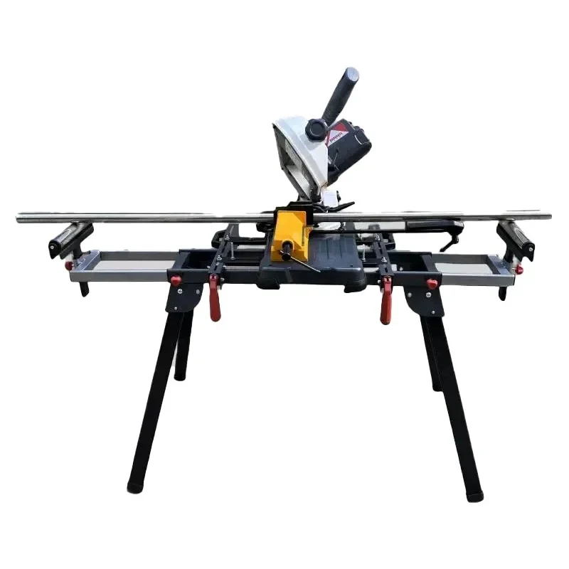 Miter Saw Stand-OT Sliding Rail 0KG Load Capacity Quick To Install and Remove with Iron Frame Compatible&Portle