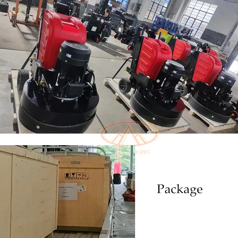 高出力コンクリートグラインダー 450kg 歩行式コンクリート床研磨機 業務用床向け