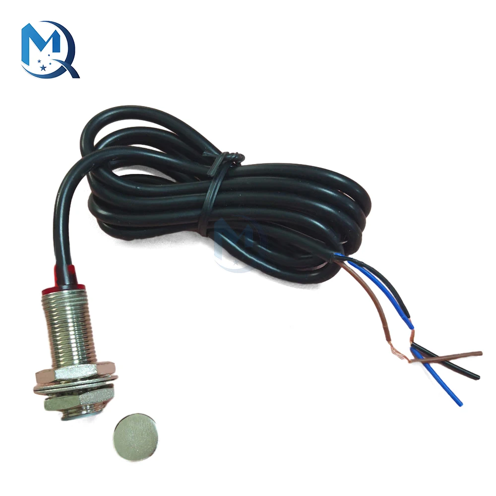 DC12-24V 5-Channel Tachometer Non-Contact Motor RPM Tachometer Hall Sense Stop Meter with modbus Function