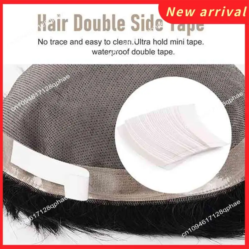 N89R 180Pc/Lot Fixed Double Sided Wigs Tape Adhesive Extension Hair Strip Waterproof For Toupees/Lace Wigs Film Slitting Line Du