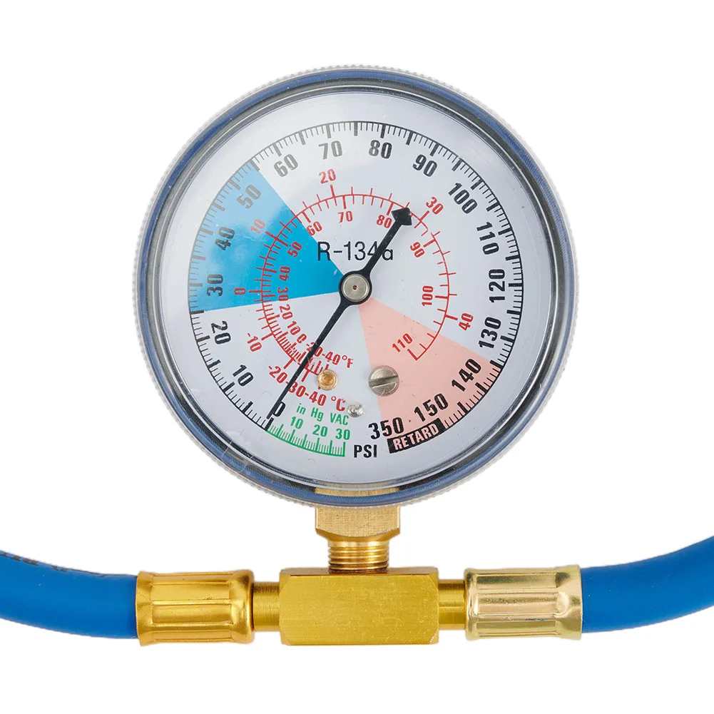 Simplified Automotive Service R134A Charging System Featuring an Easy to Use Gauge Compatible with For M14 Connectors