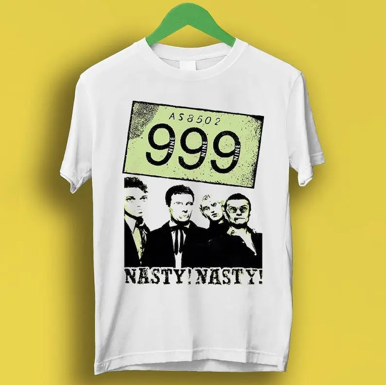 Nasty Nasty 999 Punk Rock Design Meme Gift Tee Gamer Cult Movie Music T Shirt P1410