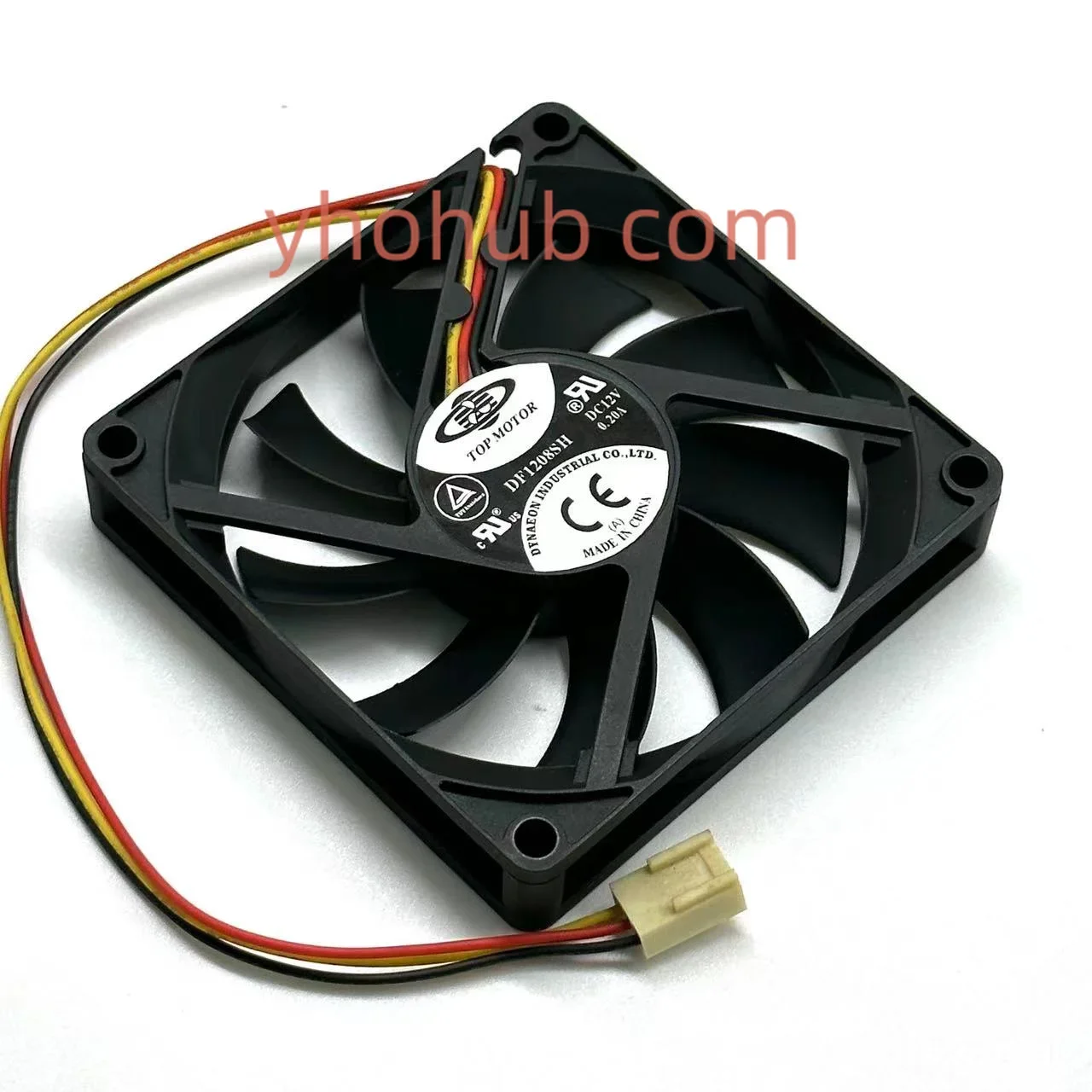 TOP MOTOR DF1208SH Server Cooling Fan DC 12V 0.25A 80x80x20mm 2-Wire