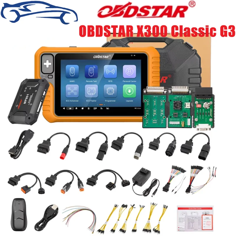 OBDSTAR X300 Classic G3 A1+A2 (KEY MASTER G3) Key Programmer and Key Sim 5 In 1 Key Simulator and Motorcycle Kits 2 Year Update