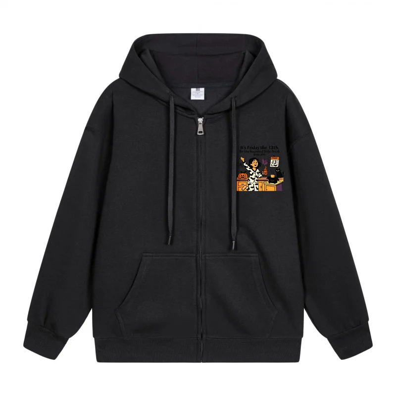 

Men's Zip-Up Hoodie Colorful Cartoon Characters On Hoodie New Style Casual Couples’ Style Casual and Loose
