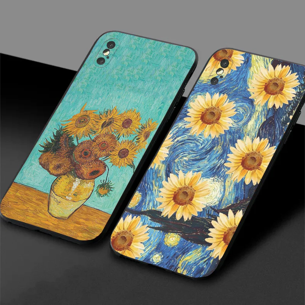 

Art V-vincent van G-gogh Phone Case For Samsung S24,23,22,30,21,10,9,Ultra,Plus,Lite,FE,5G Black Soft Case