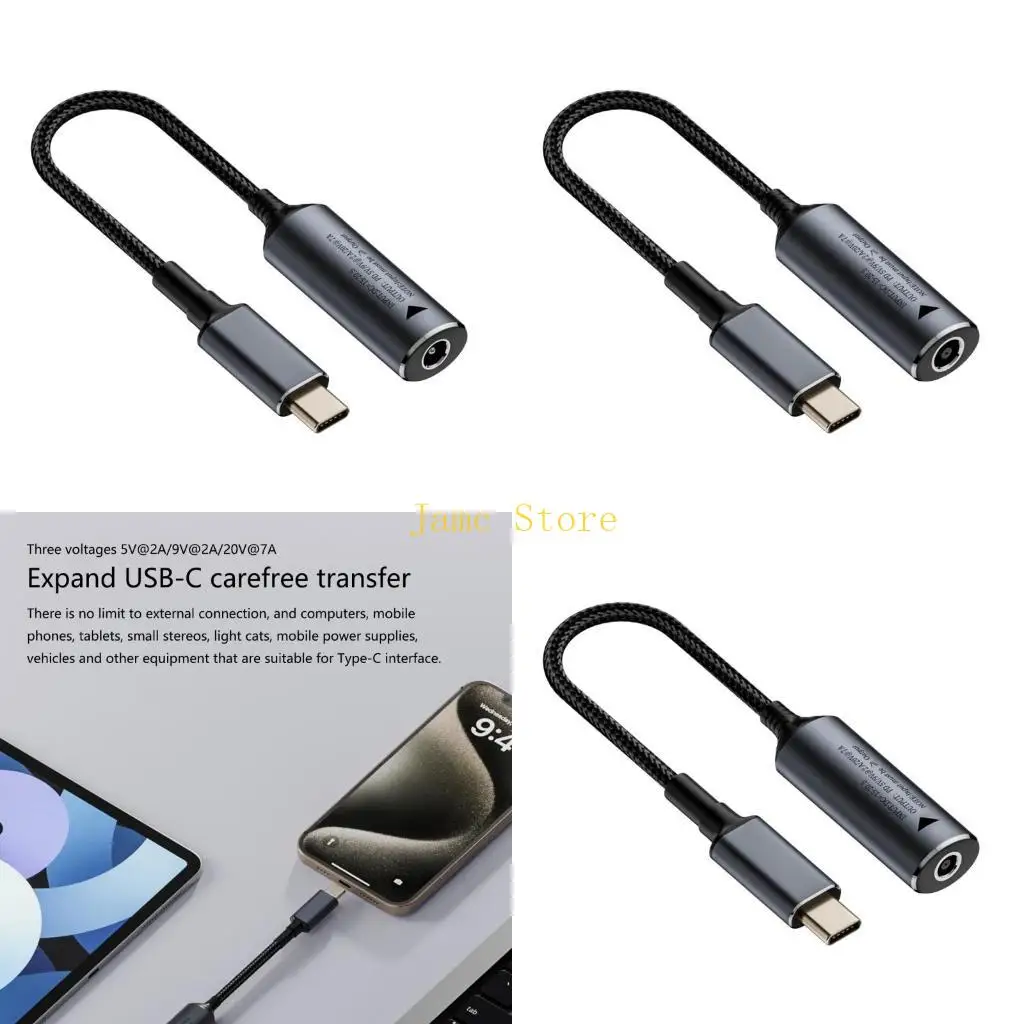 

LX0B PD140W USB C Type C Charging Cable Featuring Intelligent Voltages Recognition for Laptop Tablets Phones Charging Cord