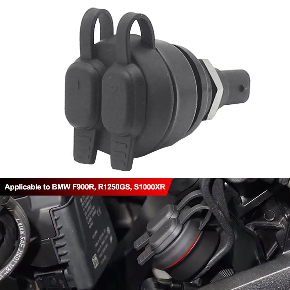 Accesorios para motocicleta BMW R1200GS R1250GS K1600GT F900R F900XR F850GS, adaptador de corriente con cargador USB dual para motocicleta