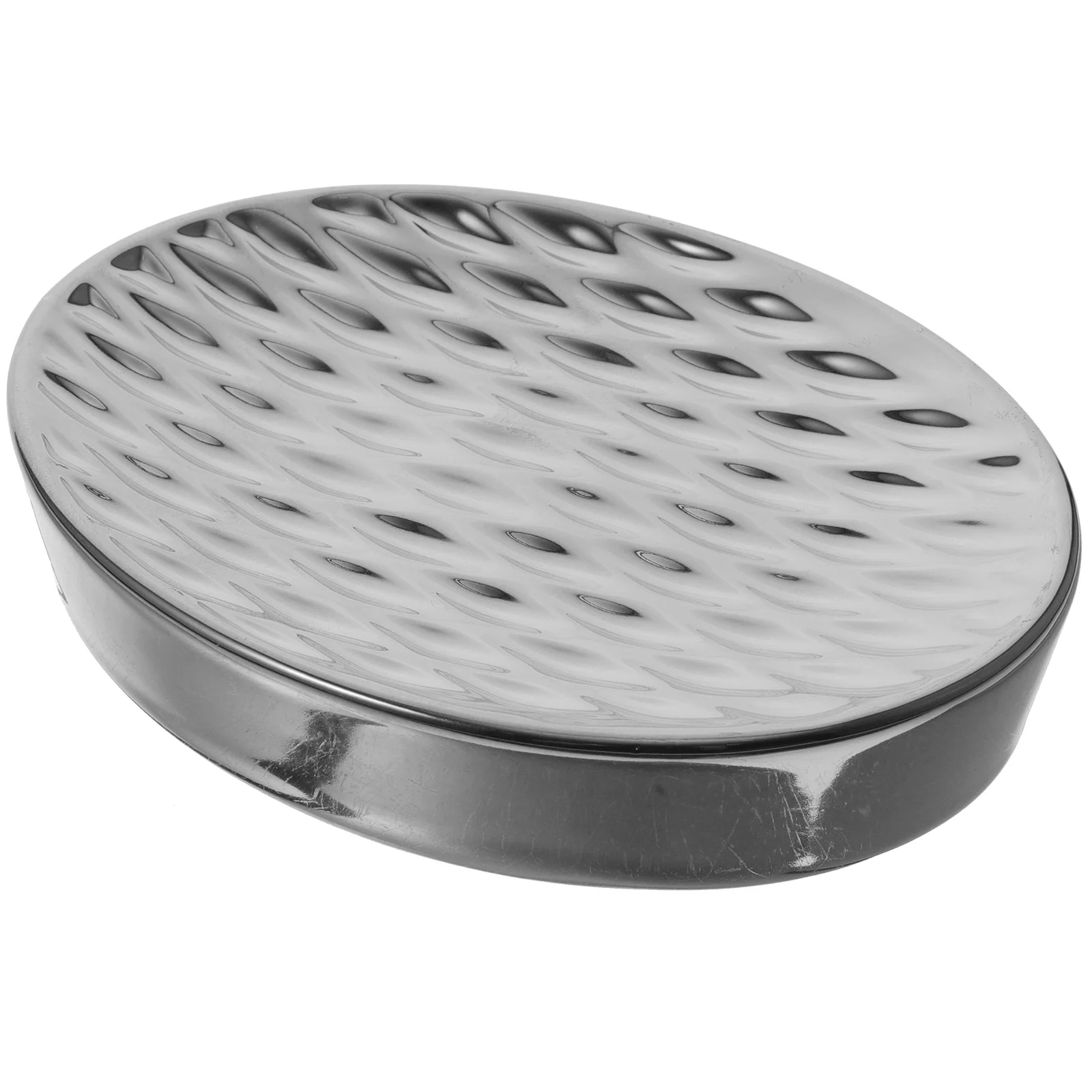 

Decorative Gold Plated Ceramic Soap Dish Stable Soap Holder Bathroom Vanity Countertop Tray Grid Design