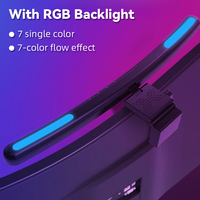 Dimmable Monitor Light Bar Curved with RGB Backlight Monitor Lamp 3 Color Monitor Lights For Laptop Screen Gaming Lighting