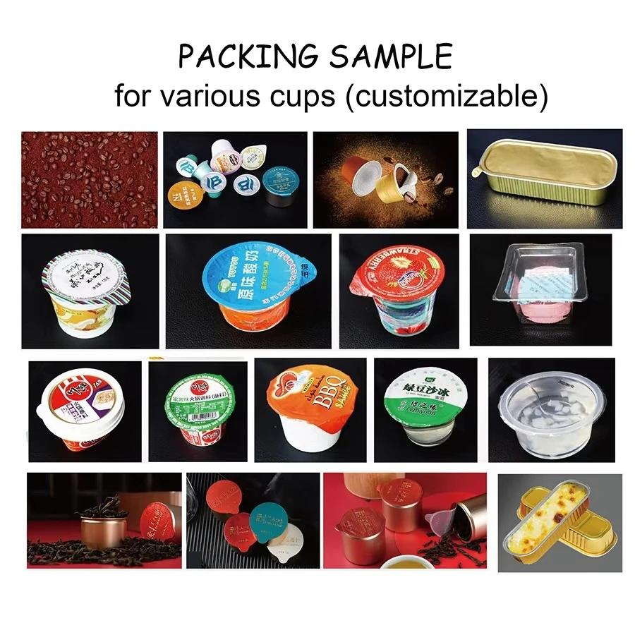 Picture 5: Full Automatic Plastic Cup Sealer Capper Paper Cup Filling Machine Sealing Machine Capping Machine Auto