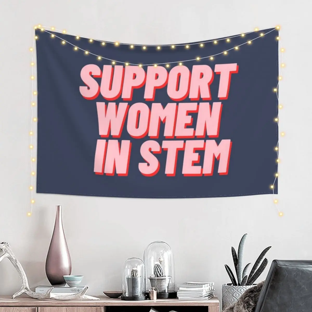 

Support Women In Stem Tapestry Decoration For Home Wall Hanging Decor Wallpapers Home Decor Tapestry