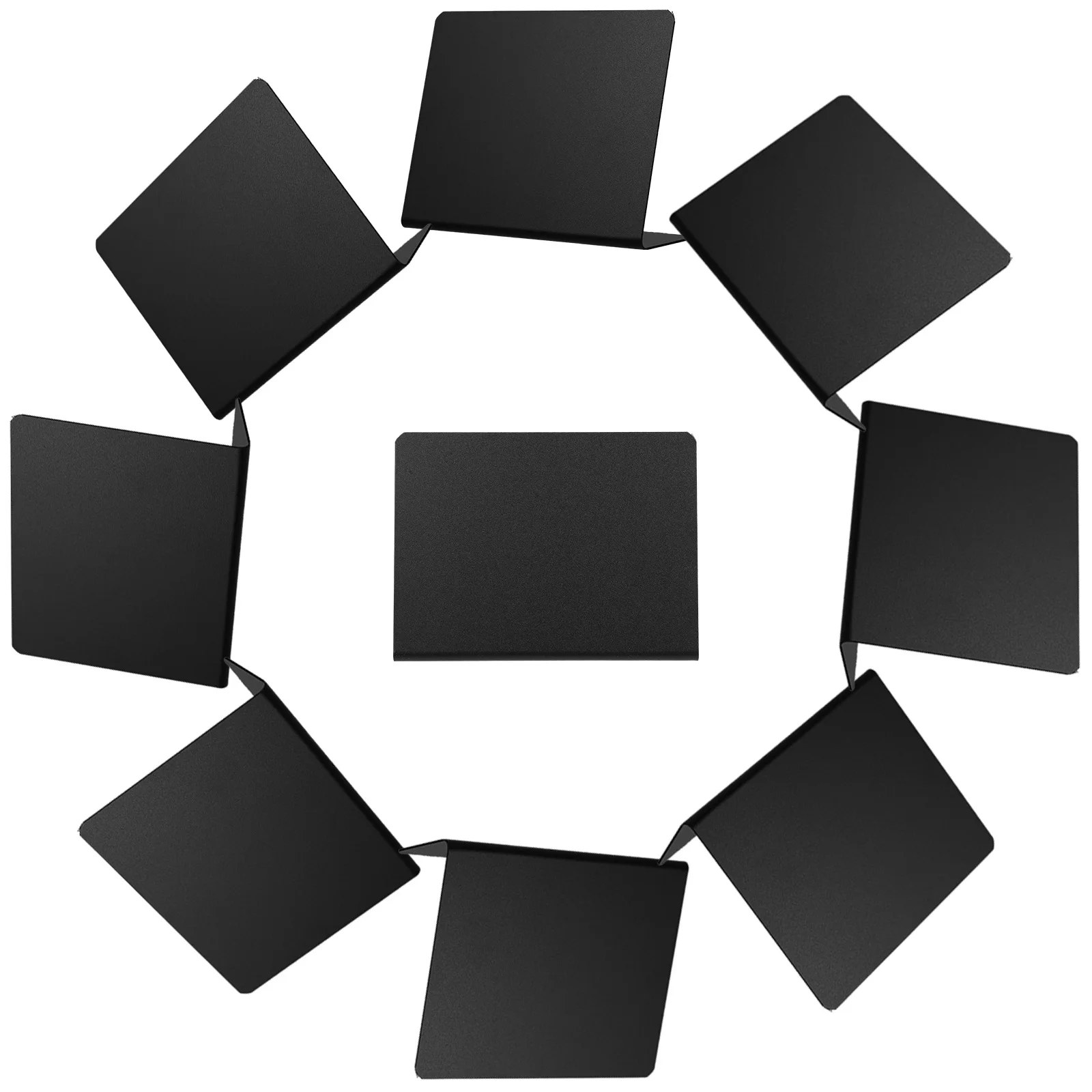 15 قطعة علامات بوفيه السبورة الصغيرة ملصقات الطاولة السوداء علامات الطعام القابلة لإعادة الاستخدام للحفلات مطعم المخابز علامات الطعام للبوفيه #4